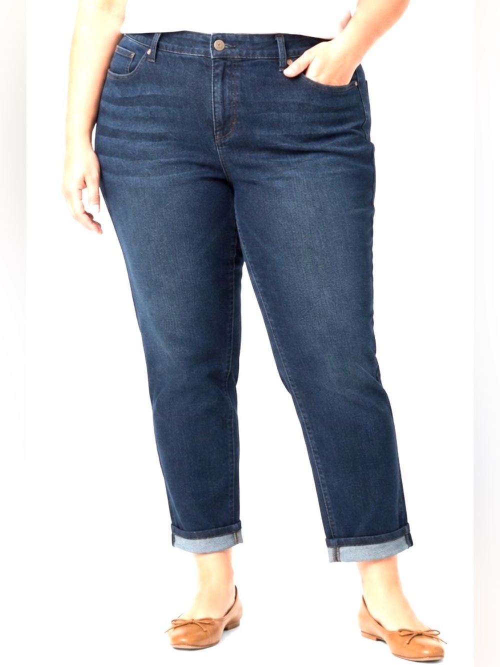 Talbots Simply Flattering 5-pocket jeans Medium Wash Women’s plus 18W Stretch